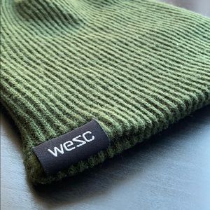Green WESC beanie